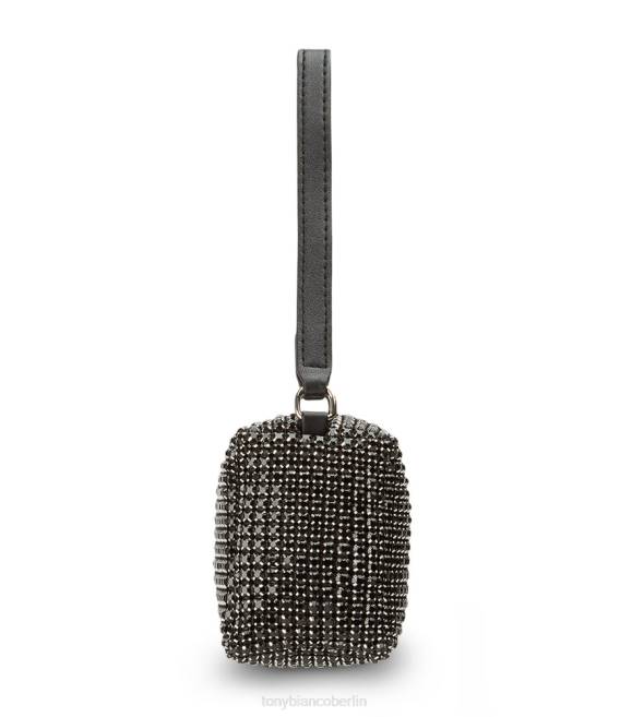 Bling Heels| de Tony Bianco Frauen Moma Mini-Handtaschen schwarzer Kristall 4624311